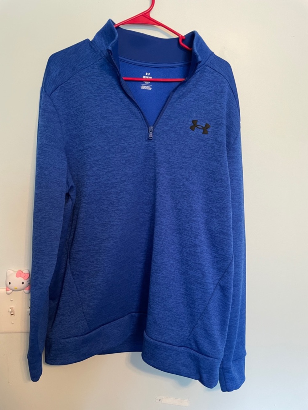 Under Armour Blue Men's Quarter-Zip Pullover Sweatshirt